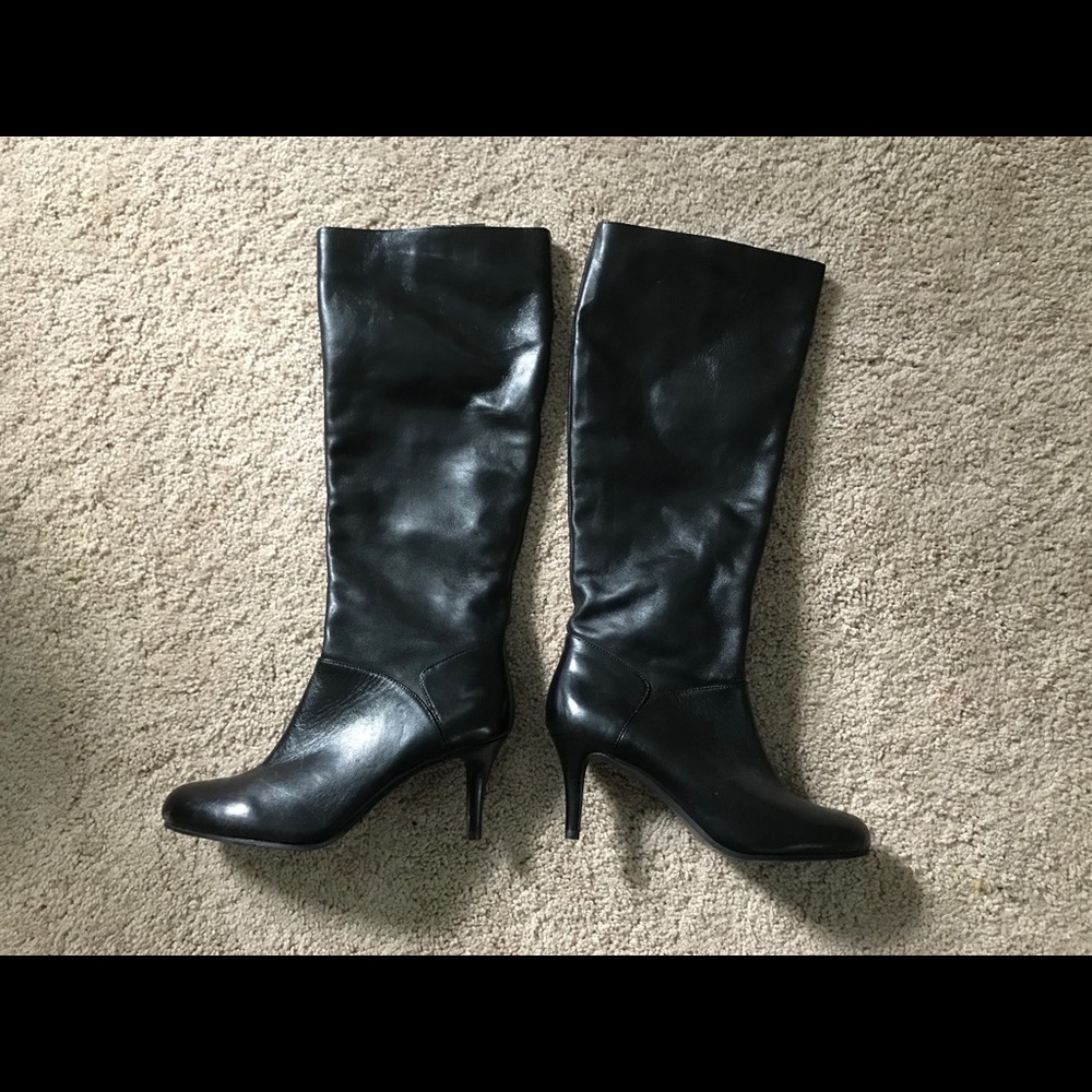 Nine West Leather Dress Boots New